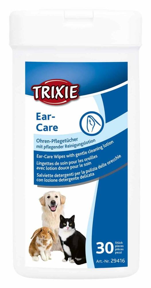 Trixie Ausu higiēnai Ear Care Wipes 30 gab. Mitrās salvetes — изображение 1