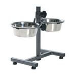 Trixie Statīvs ar bļodām Dog Bar 2*0.75l/17cm