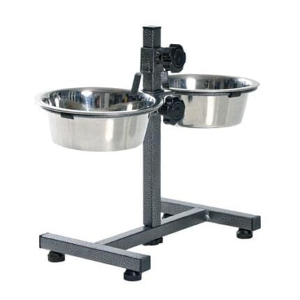 Trixie Statīvs ar bļodām Dog Bar 2*4.5l/28cm, 60cm