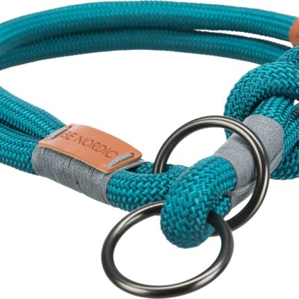 Trixie Apkakle suņiem BE NORDIC choke, L 50 cm/ø 13 mm, petrol/light petrol/grey/light grey.