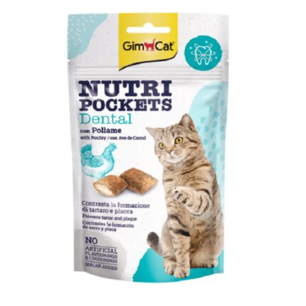 GimCat Gardumi kaķiem CimCat Nutri Pockets Cat Dental 60g