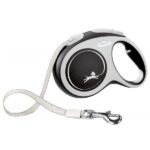 Flexi  pavada suņiem New COMFORT, tape leash, L 8 m, black
