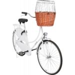 Trixie Grozs suņu pārvadāšanai Bicycle basket with lattice, 44 × 48 × 33 cm, tan