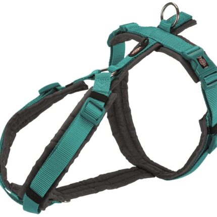 Trixie Krūšu siksna suņiem Premium trekking harness, S–M 44–53 cm/20 mm, ocean/graphite