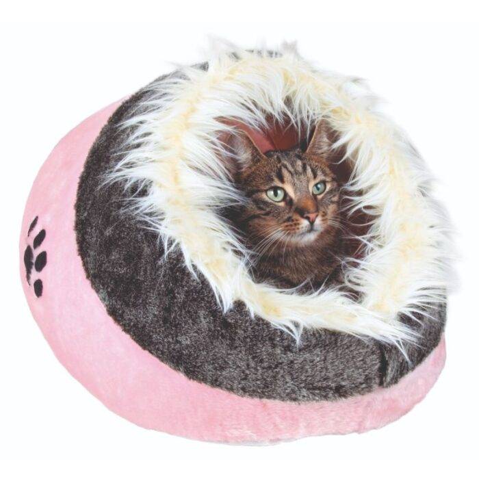 Trixie Guļvieta dzīvniekiem Minou cuddly cave, 35 × 26 × 41 cm, pink/grey - Image 2