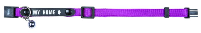 Trixie Kakla siksna kaķiem Cat collar with address tag, nylon, 1 gab - Image 2