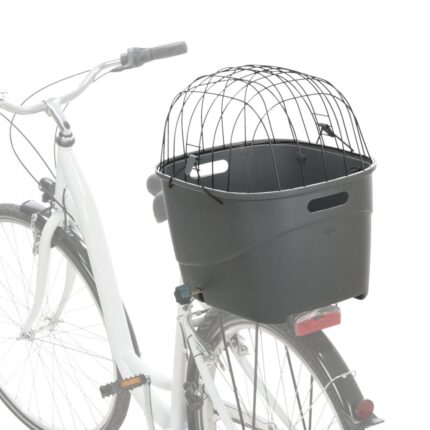 Trixie Grozs suņu pārvadāšanai Bicycle basket for bike racks, plastic/metal, 36 × 47 × 46 cm, grey