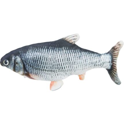 Trixie Rotaļlieta kaķiem Wriggle fish, fabric, catnip, 30 cm – rotaļlieta kaķiem