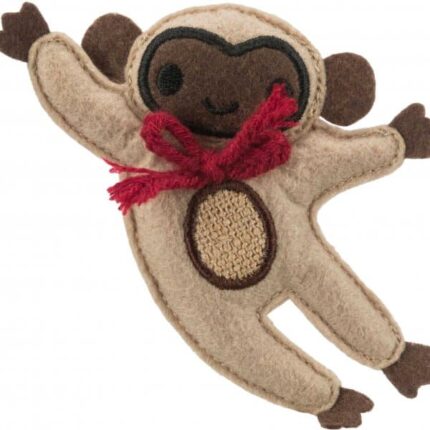 Trixie Rotaļlieta kaķiem Monkey, fabric, catnip, 12 cm