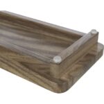 Trixie Bļoda dzīvniekiem, keramika CityStyle bowl set, ceramic/MDF, 2 × 0.4 l/12 × 12 cm/30 × 4 × 15 cm, grey/brown - Image 3