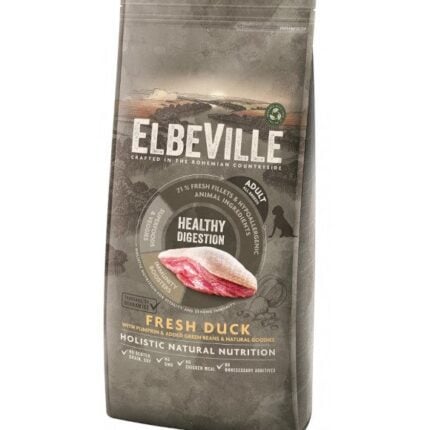 Elbeville Sausa barība suņiem Adult All Breeds Fresh Duck Healthy Digestion 20 kg