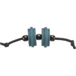 Trixie Rotaļlieta kaķiem CityStyle dumbell on a string, felt/wood, 13 cm