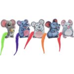 Trixie Rotaļlieta kaķiem Mouse, fabric, catnip, 7.5 cm, 1 gab