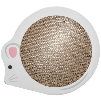 Trixie Nagu asināmais Junior scratching cardboard, mouse, catnip, 35 × 2.5 × 29.5 cm
