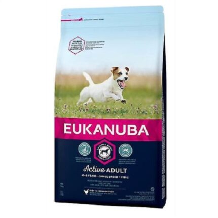 Eukanuba Sausa barība suņiem Adult Small Chicken, 12 kg