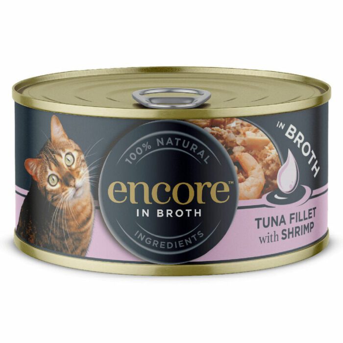 ENCORE Tuna fillet with Shrimp 70g - konservi kaķiem — изображение 1