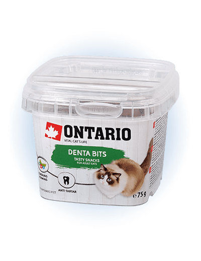 Gardums kaķiem – Ontario Dental bits, 75 g
