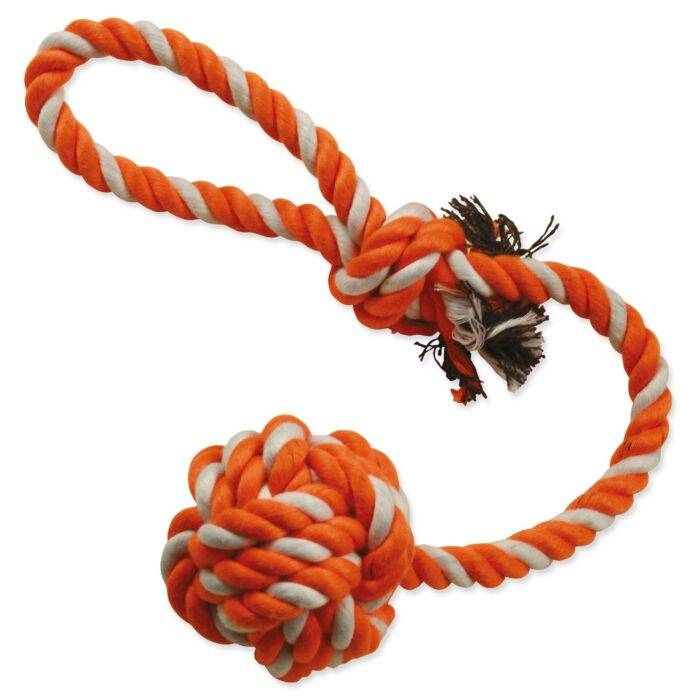 Dog Fantasy Rope ball tugger,45cm – rotaļlieta suņiem - Image 1
