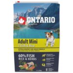 Ontario Sausa barība suņiem Dog Adult Mini Fish and Rice, 2.25kg