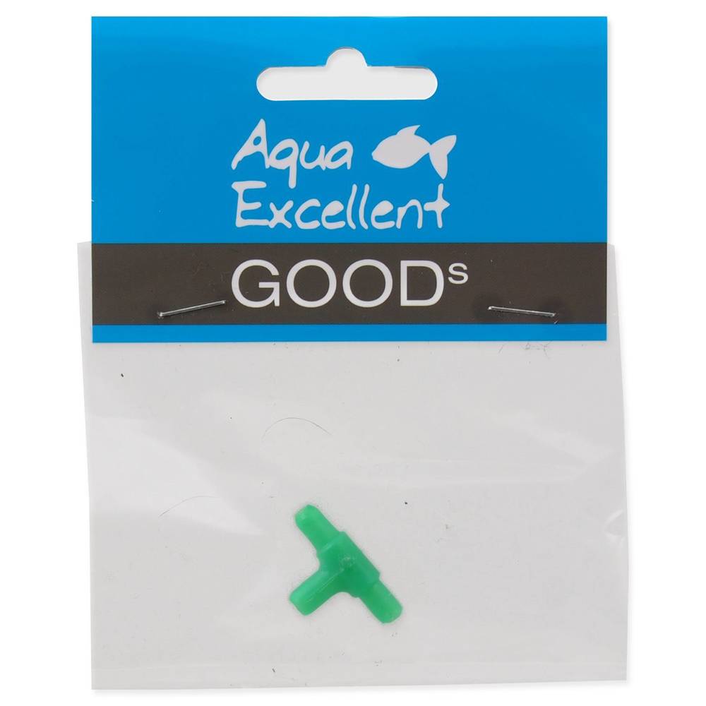 Aqua Excellent akvārija gaisa sadales T-veida savienojums ar vārstiem