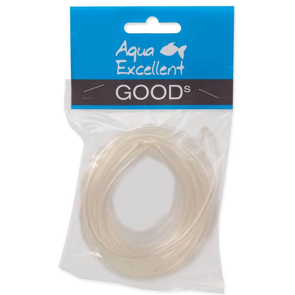 Aqua Excellent Air Hose Pure caurspīdīga elastīga gaisa šļūtene akvārijiem, 3,5 mm x 4 m
