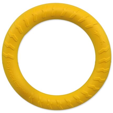 Dog Fantasy Toy EVA Ring yellow 30cm – rotaļlieta suņiem