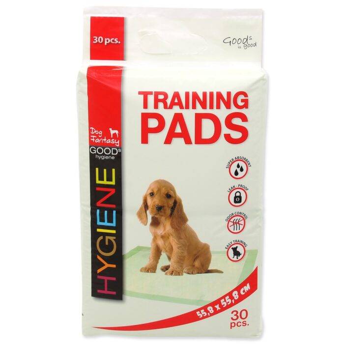 Dog Fantasy Training pads 55,8x55,8cm 30pcs – absorbējošie paladziņi — изображение 1