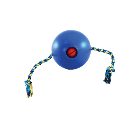 Spot Zila gumijas rotaļlieta suņiem ar virvi 10 cm
