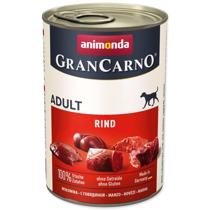 Animonda  Canned Gran Carno Adult Beef 400g – konservi suņiem - Image 1