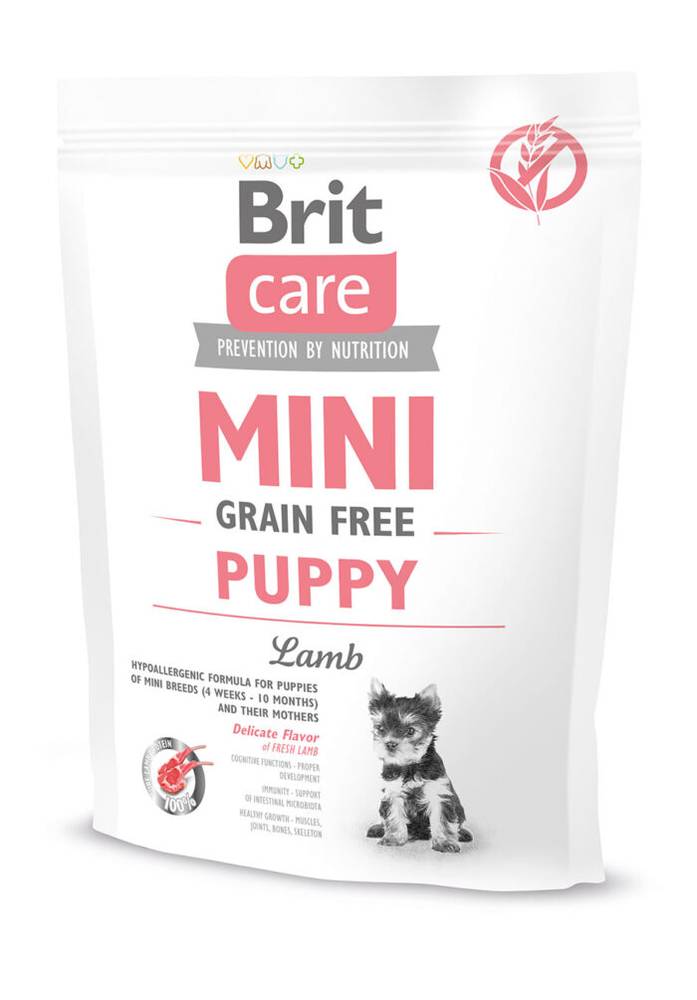 Brit Care Mini Sausā barība kucēniem bez graudaugiem Puppy Lamb ar jēra gaļu 400 g — изображение 1