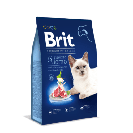 Brit Premium by Nature Sterilized Lamb barība sterilizētiem kaķiem 0,3kg