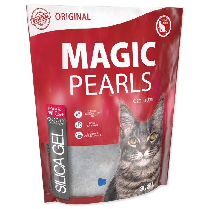 Magic Pearls Silikona smiltis kaķu tualetei Original, 3.8 l - Image 2