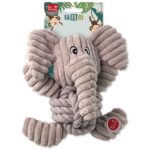 Dog Fantasy Toy Safari squeaking elephant with knot 18 cm – rotaļlieta suņiem - Image 2