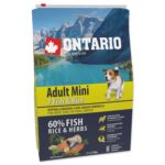 Ontario Sausa barība suņiem Dog Adult Mini Fish and Rice, 2.25kg - Image 2