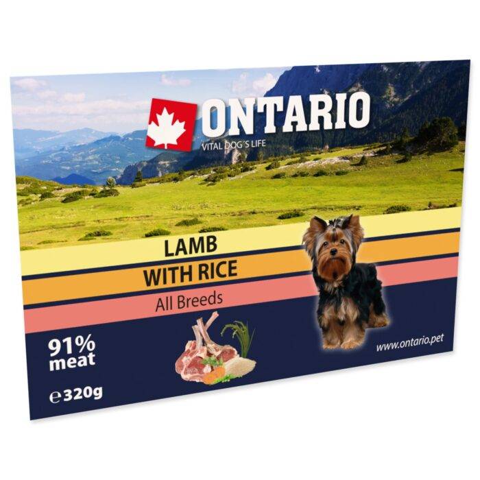 Ontario Konservi suņiem Dog Alucup Lamb with vegetable, 320 g - Image 2