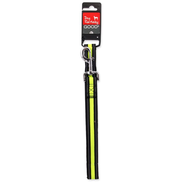 Dog Fantasy Leash Neoprene M/L lime 2,5x120cm – pavada suņiem - Image 2