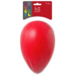 Dog Fantasy Toy Eggy ball egg-shaped red 16x26cm – rotaļlieta suņiem — изображение 2