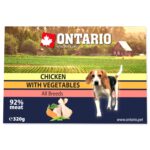 Ontario Konservi suņiem Dog Alucup Chicken with vegetable, 320 g - Image 3