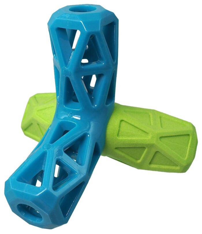 Dog Fantasy Squeaking four angel Blue/green – rotaļlieta suņiem - Image 3