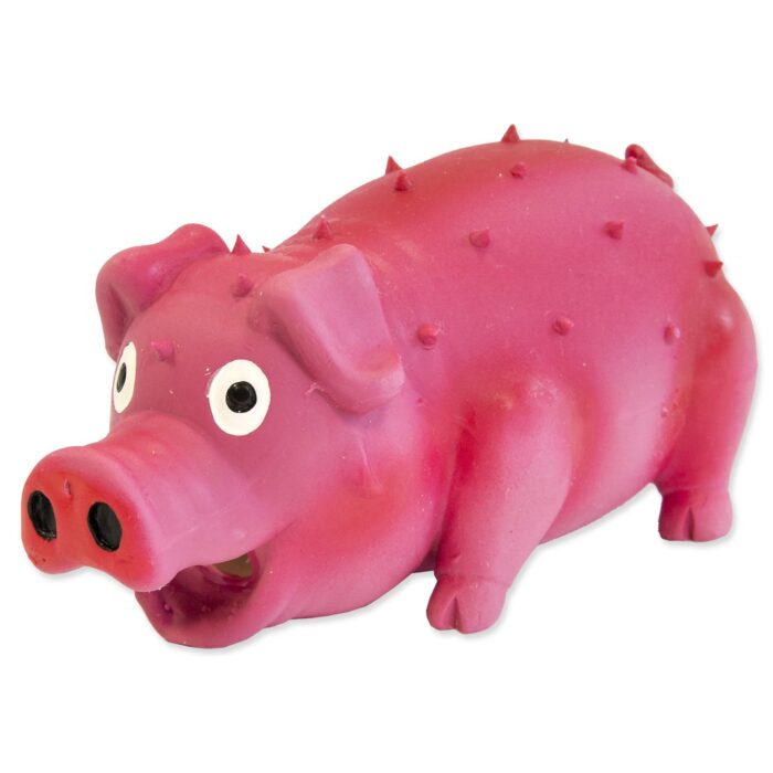 Dog Fantasy Toy Latex pig with sound mix 21cm – rotaļlieta suņiem - Image 3