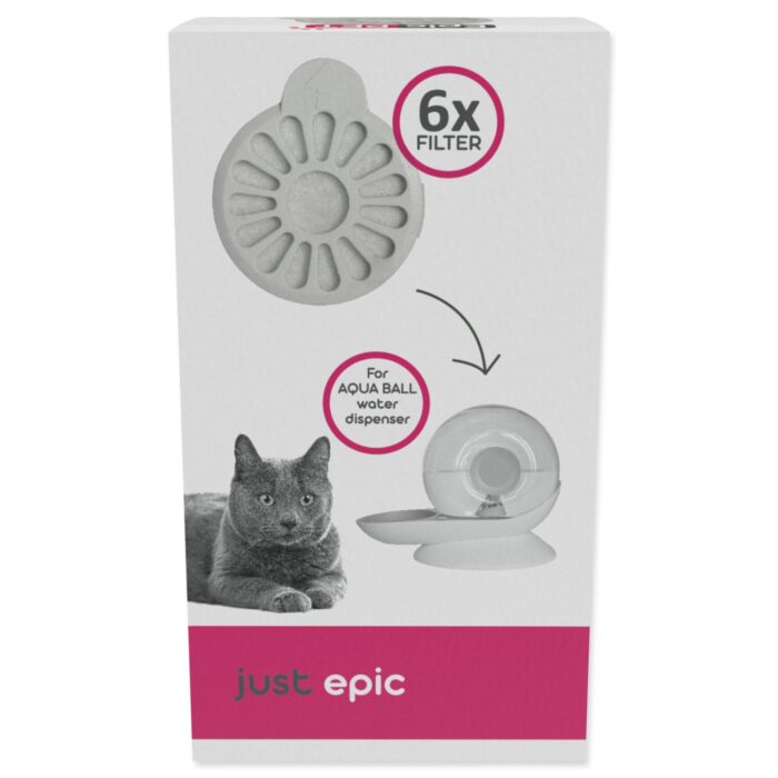 Plaček Filtru komplekts Cat Epic Pet Carbon filters for Aqua Ball water dispenser 6gab. — изображение 4
