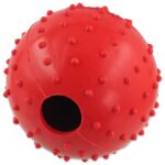 Dog Fantasy LG. Rubber Spikey Ball with rope — изображение 4
