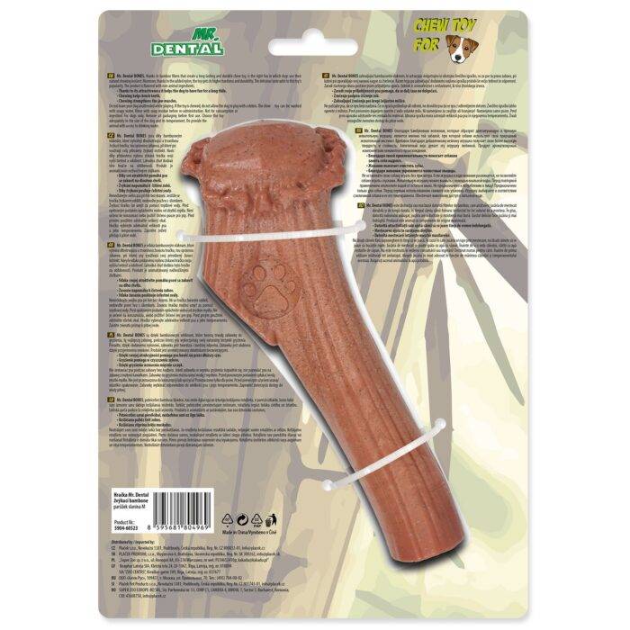 Mr. Dental chewing toy bambone horns bacon M - Image 3