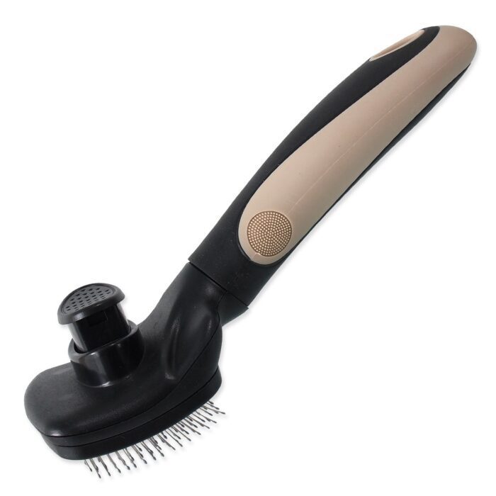 Dog Fantasy Brush Dog Fantasy slicker self cleaning S/M – ķemme dzīvniekiem - Image 4