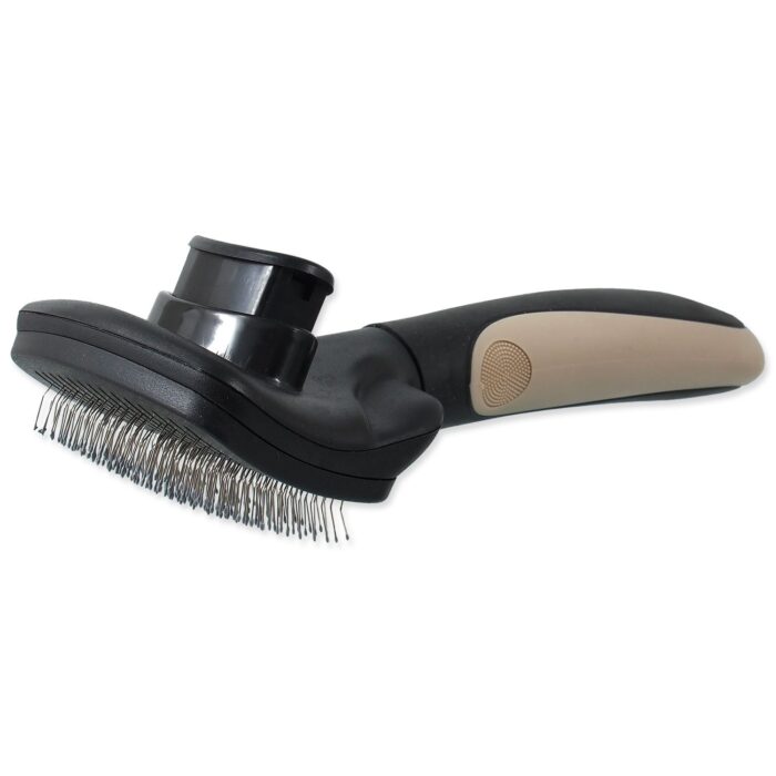 Dog Fantasy Brush Dog Fantasy slicker self cleaning S/M – ķemme dzīvniekiem - Image 5