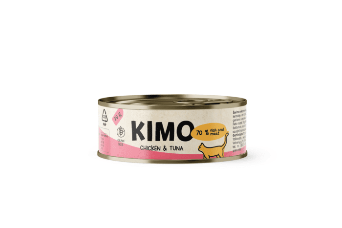 Kimo Chicken&Tuna konservi kaķiem 70g - Image 1