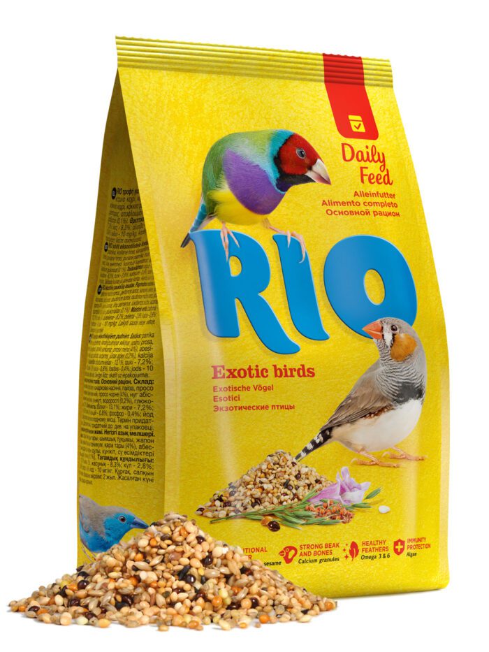 RIO food for exotic birds 500g - barība eksotiskajiem putniem - Image 1