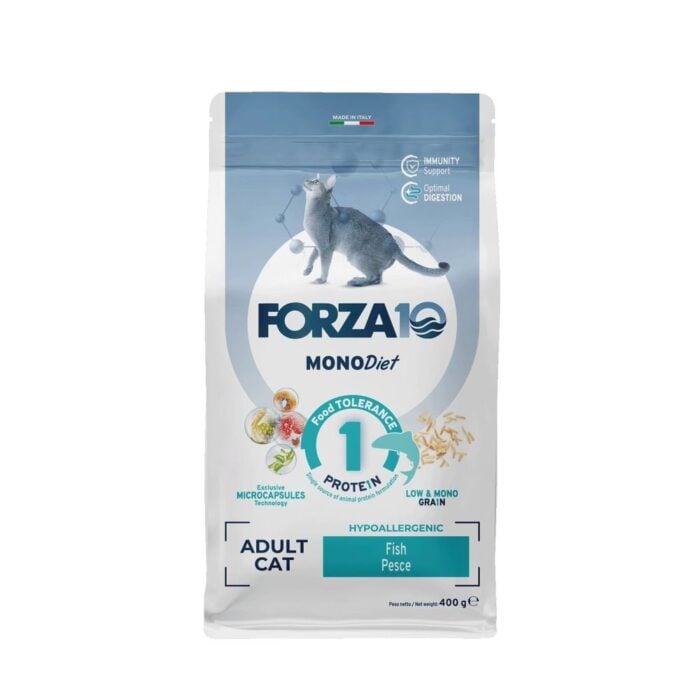 Forza10 Regular Diet barība ar zivi kaķiem, 400g - Image 1