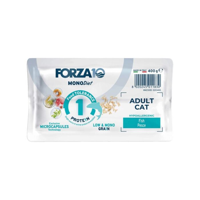 Forza10 Regular Diet barība ar zivi kaķiem, 400g - Image 3