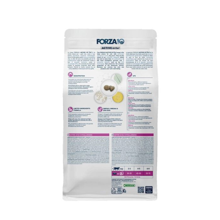 Forza10 Hyppoallergenic active barība kaķiem, 1.5 kg - Image 2